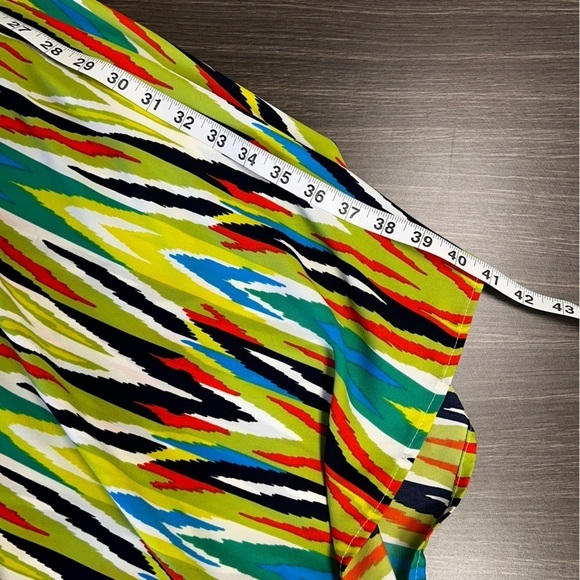 NEWBURY KUSTOM Vibrant Color Halter Maxi Dress. Elastic waist. - Picture 6 of 8